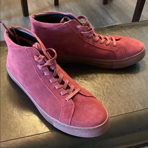 Burgundy Suede Kenneth Cole Reaction High Tops